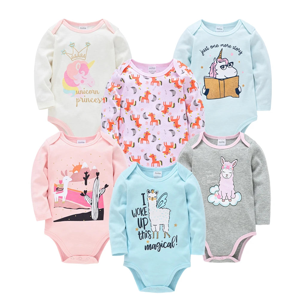 3/6 pcs  Kavkas body suit - Long sleeved
