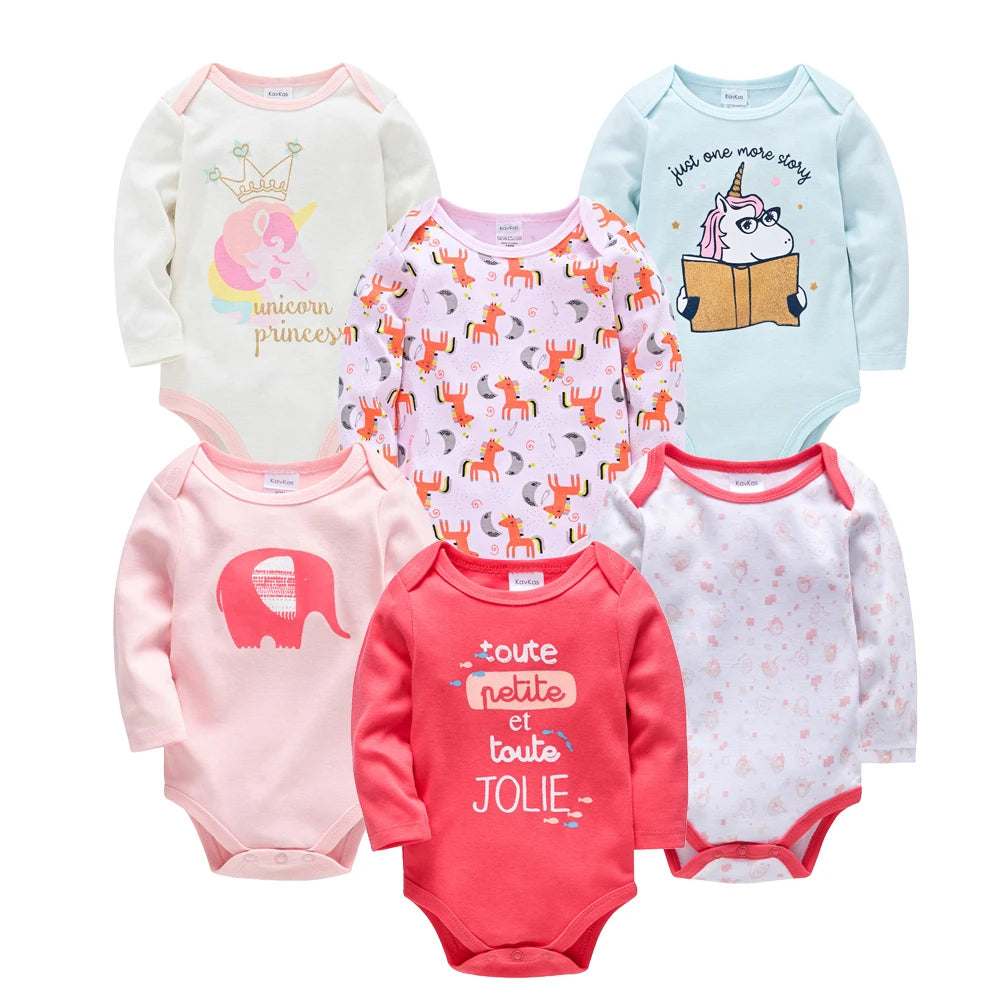 3/6 pcs  Kavkas body suit - Long sleeved