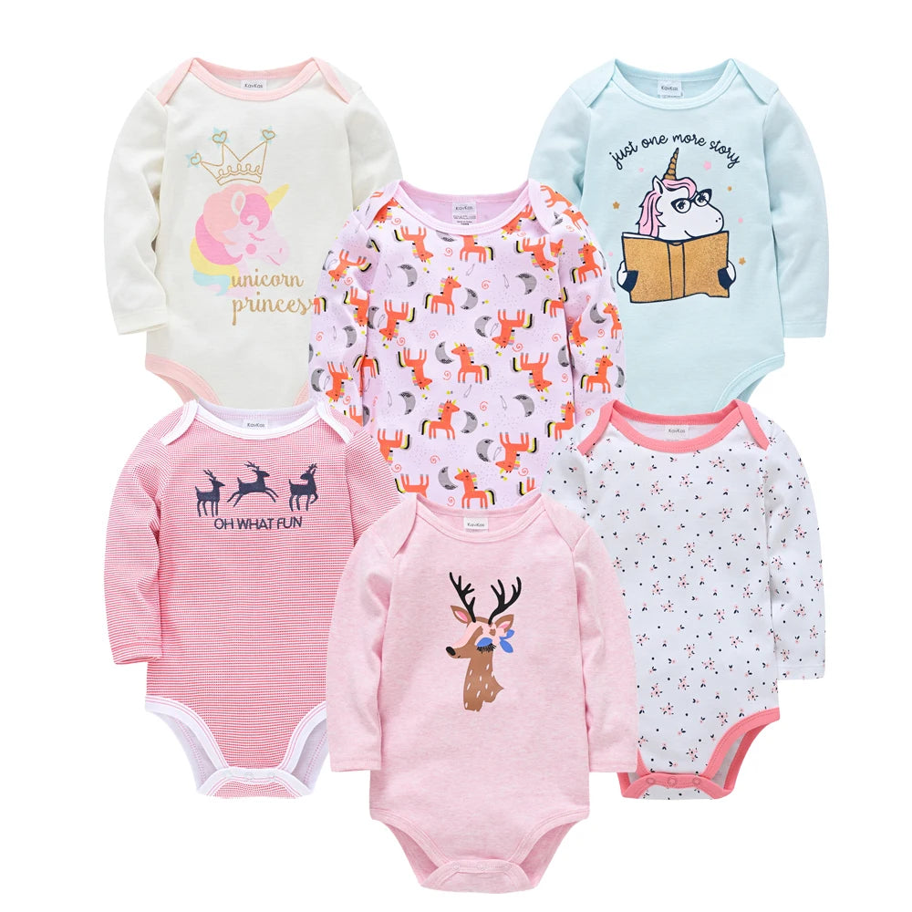 3/6 pcs  Kavkas body suit - Long sleeved