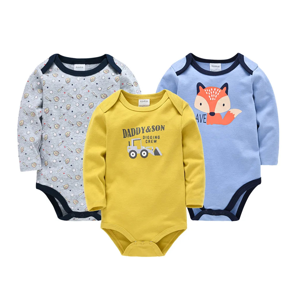 3/6 pcs  Kavkas body suit - Long sleeved