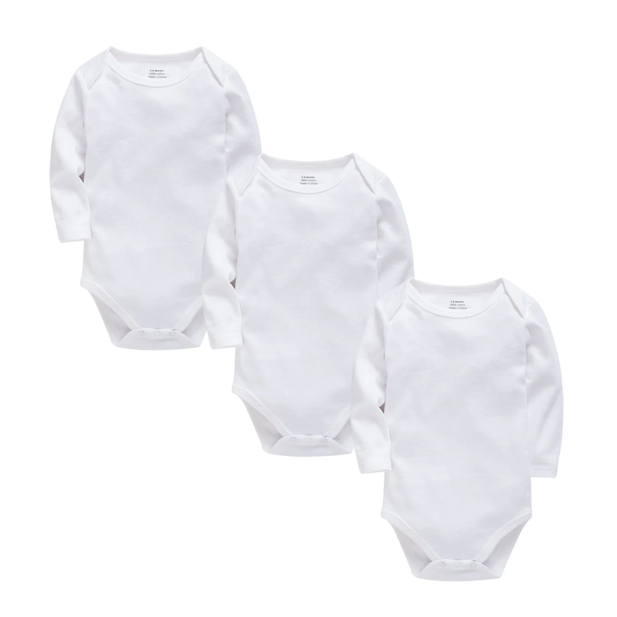 3 Pcs/lot Baby Boy Girls Bodysuit - long sleeved