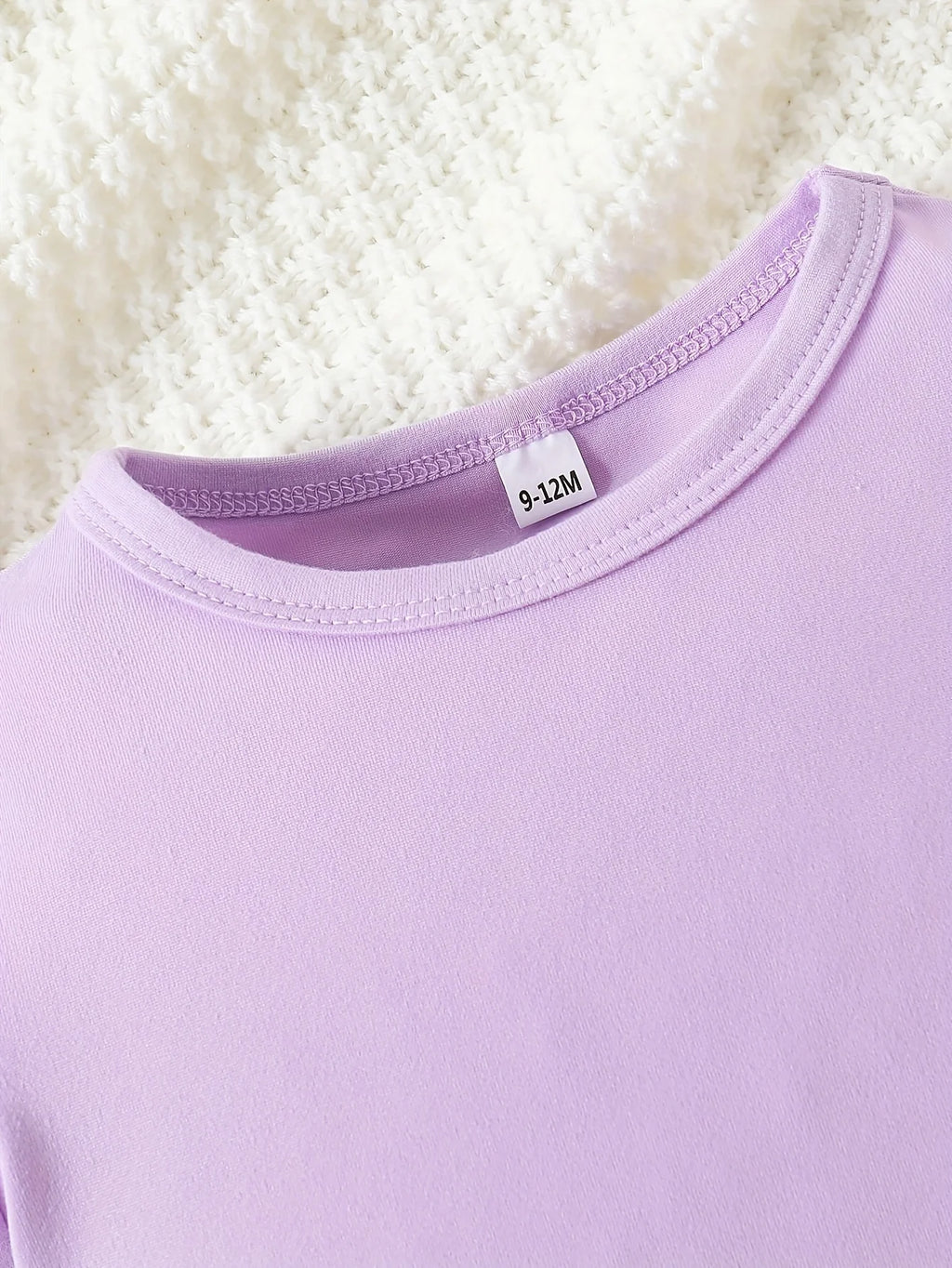 Purple cute cartoon cat  two-piece  short set