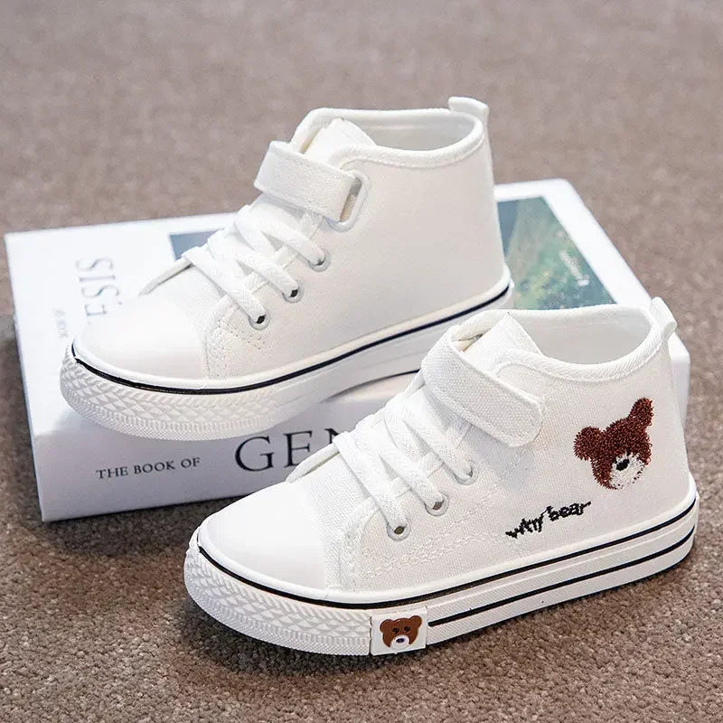 Canvas Shoes - Bear face