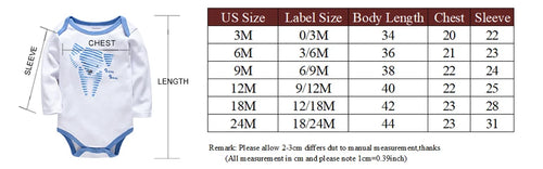 3 Pcs/lot Sika Deer Print Girls  Body suit