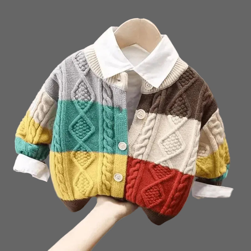 Knitted Jacket Retro Sweater