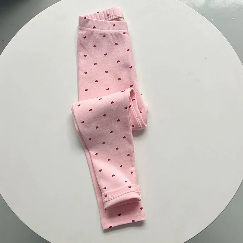Girls Legging r Pants For Kids Thick Cotton Elastic
