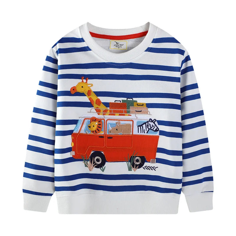 Striped Boys Sweatshirts