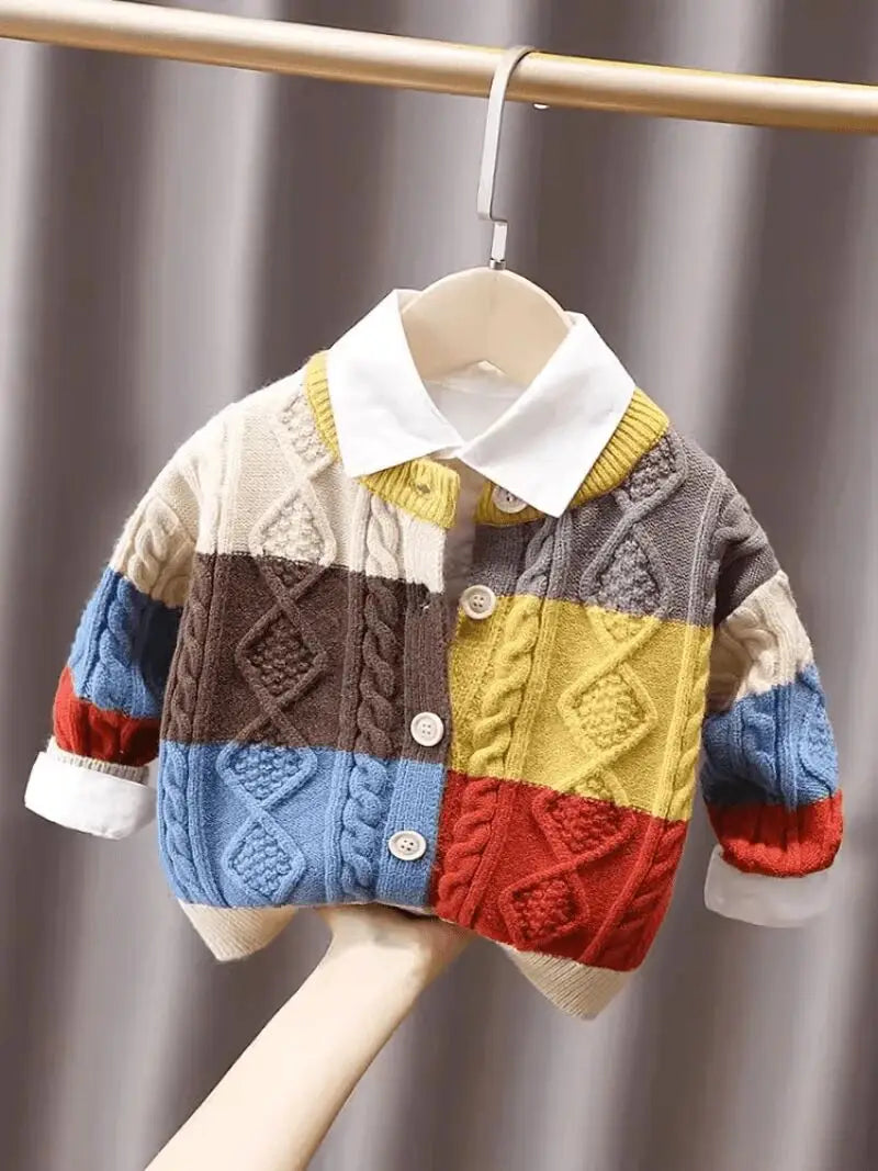 Knitted Jacket Retro Sweater