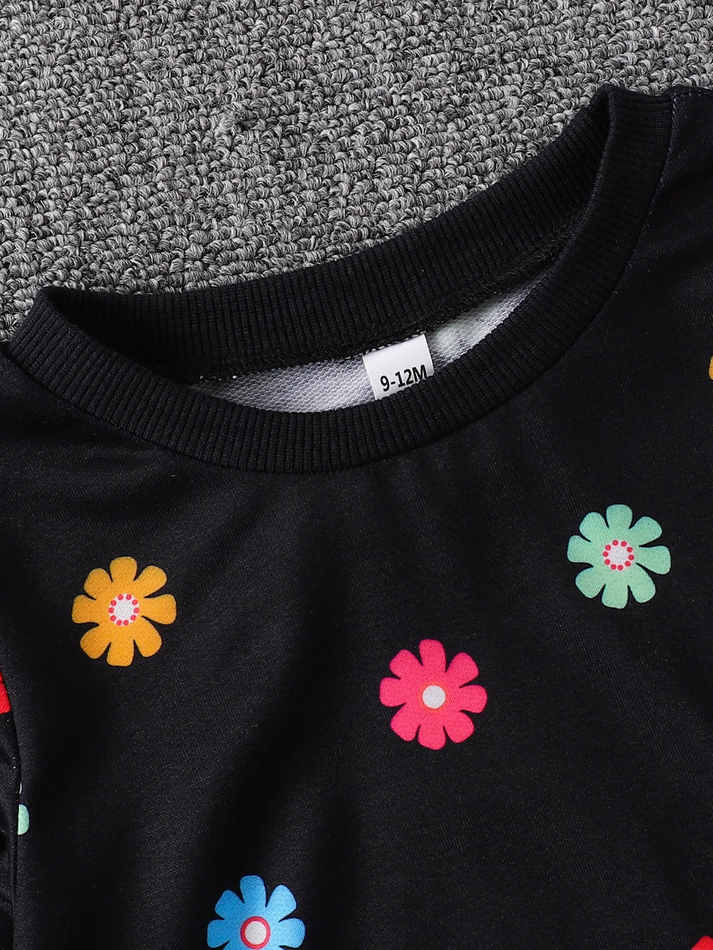 Black Base Colorful Flower Fun Set