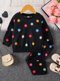 Black Base Colorful Flower Fun Set