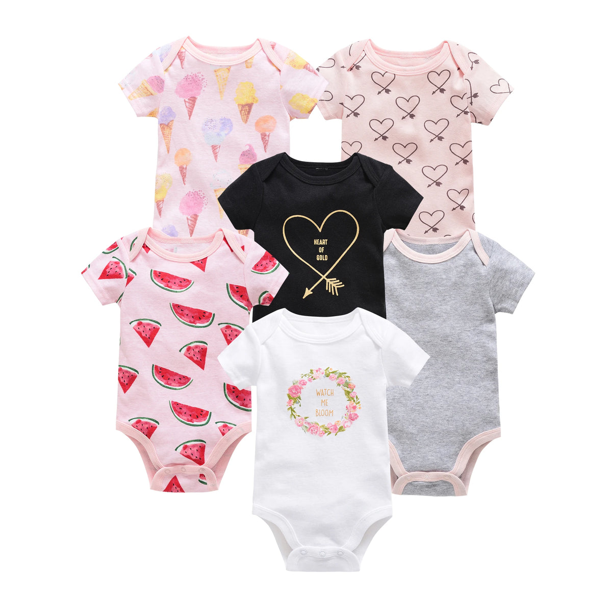3/6 pcs  pour nouveaux  Bodysuit