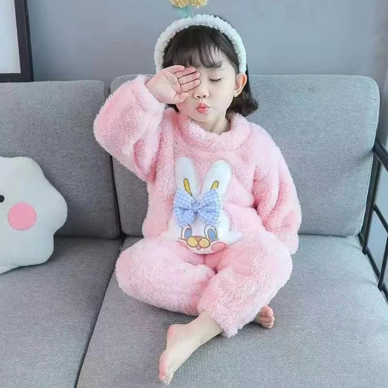 Coral Fleece Pajamas Set