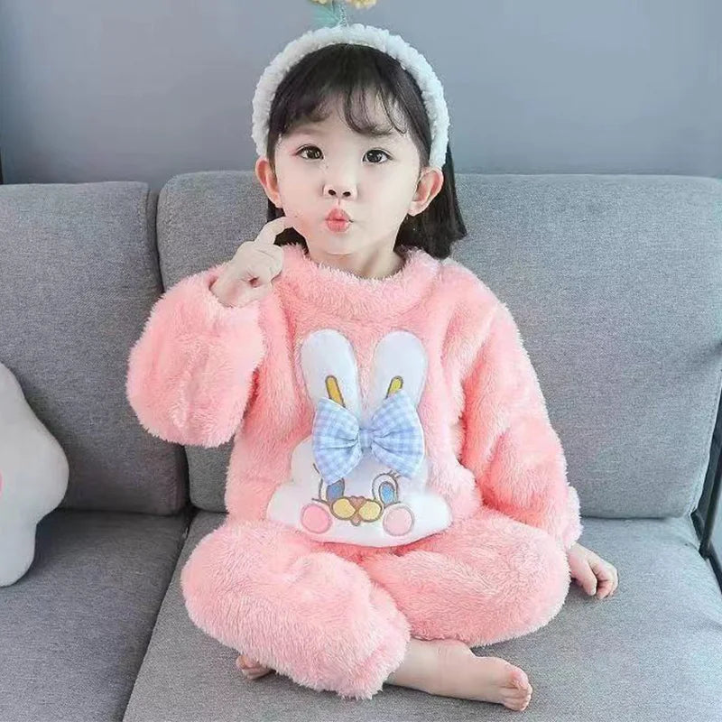 Coral Fleece Pajamas Set