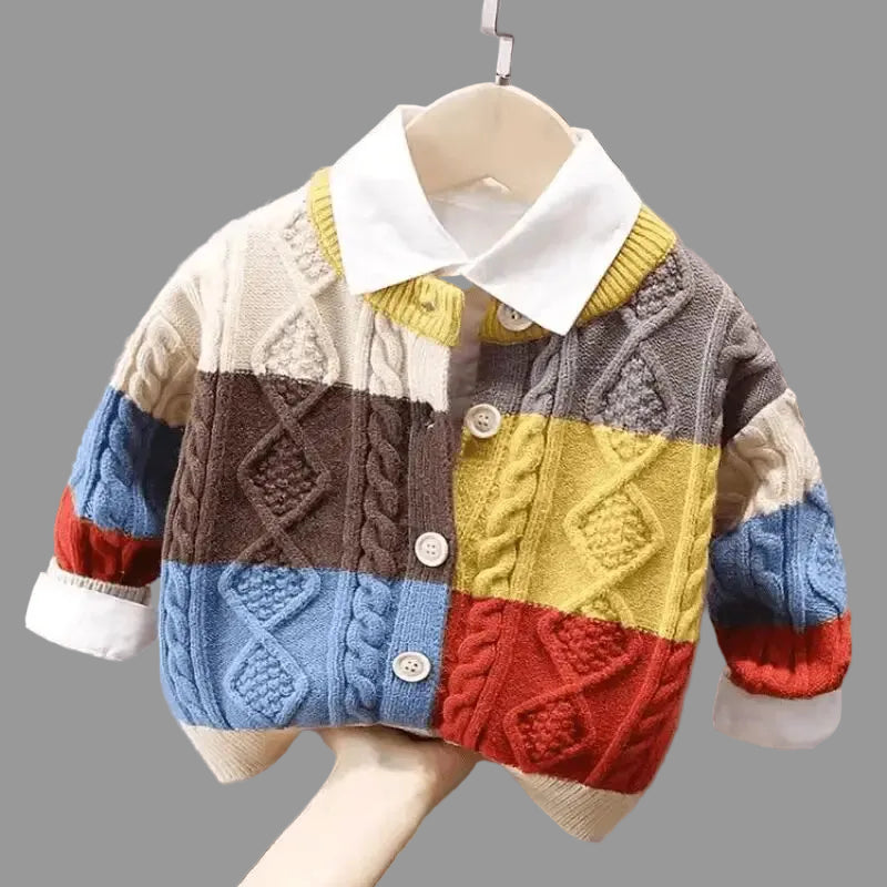 Knitted Jacket Retro Sweater