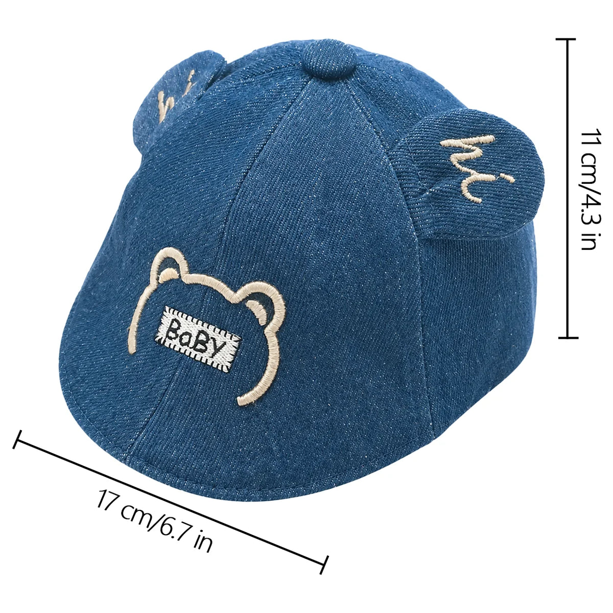 Cute Bear Ear Baby Hat