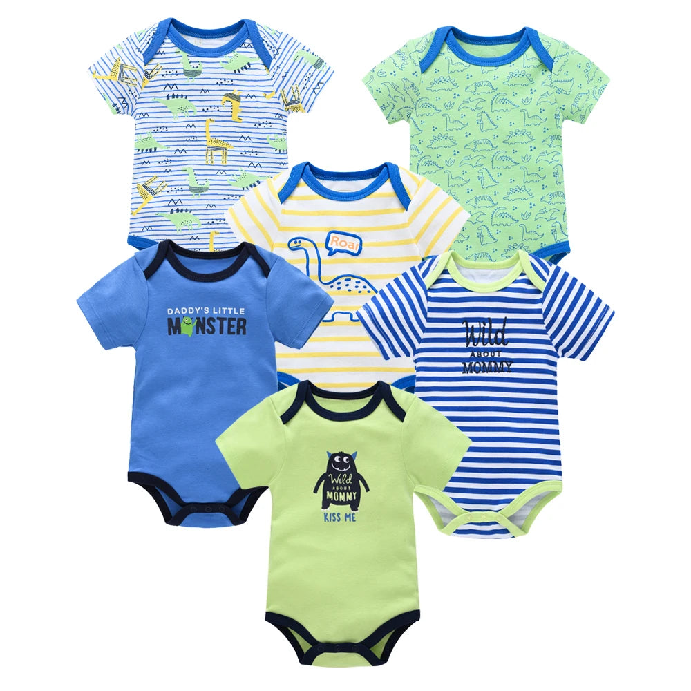 Kavkas 3 Pcs 6 Pcs Bodysuit -Summer Monster