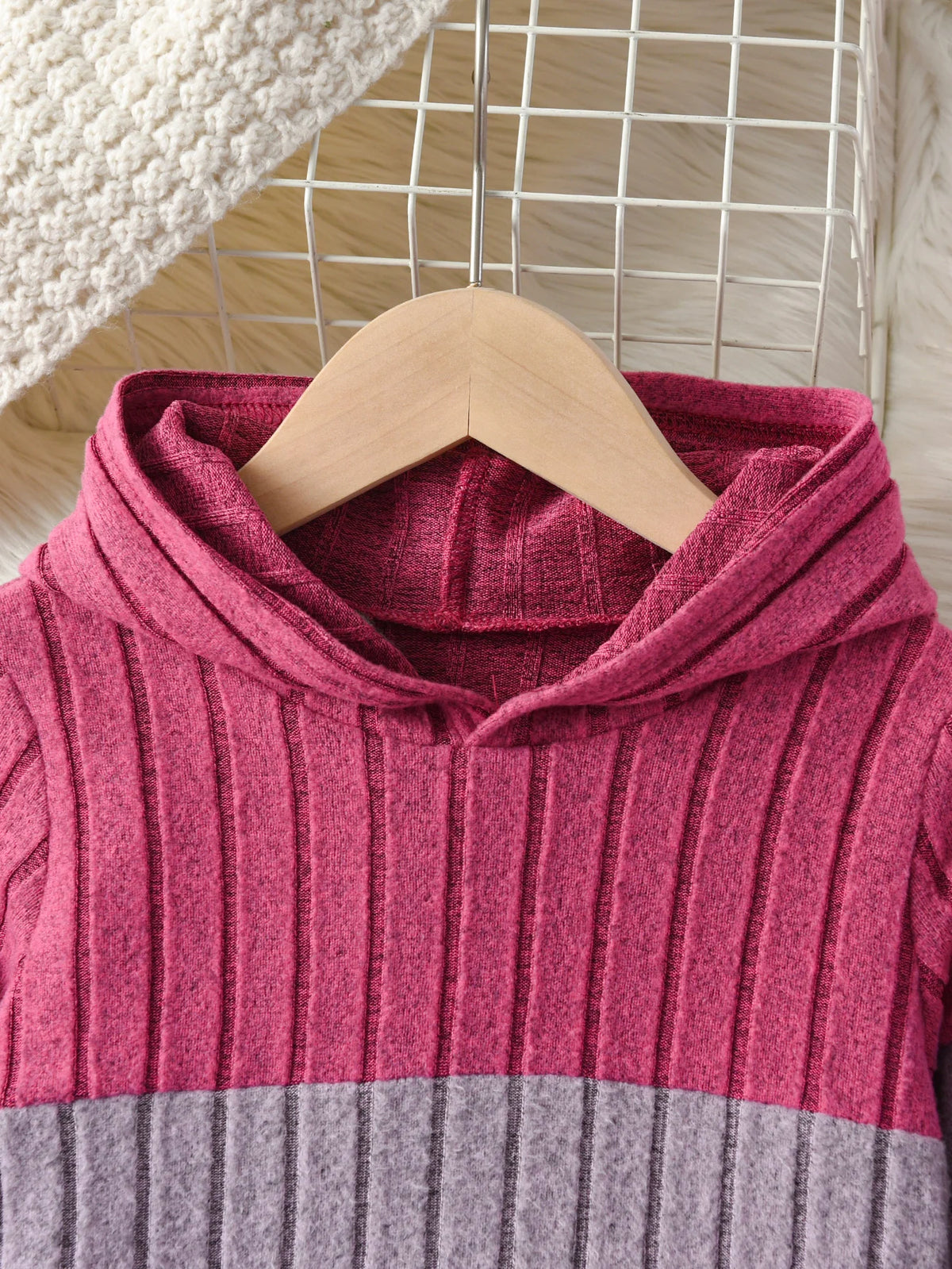 pink Color-Blocked Two piece set