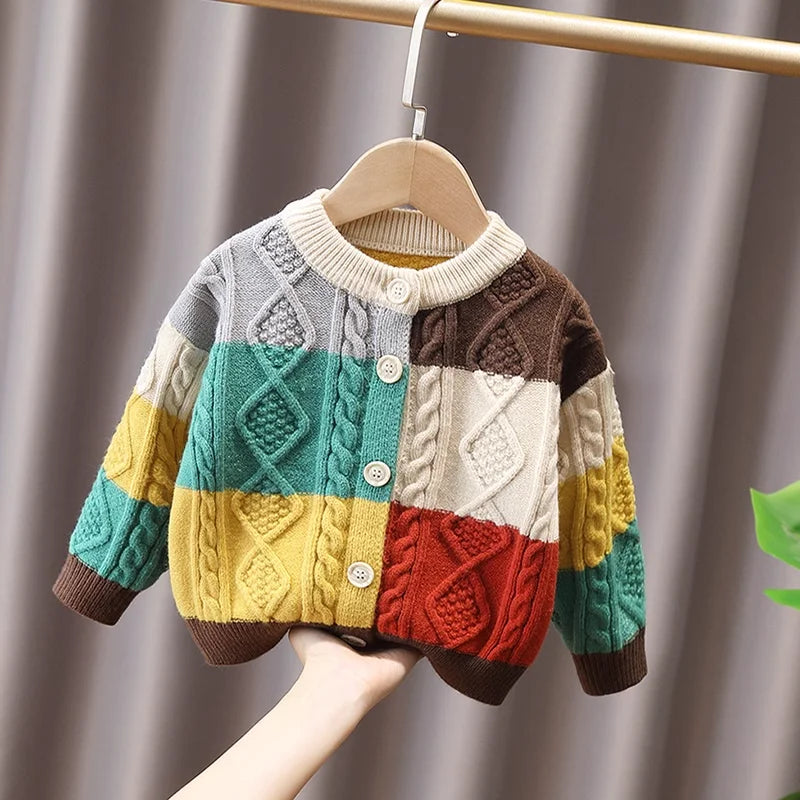 Knitted Jacket Retro Sweater