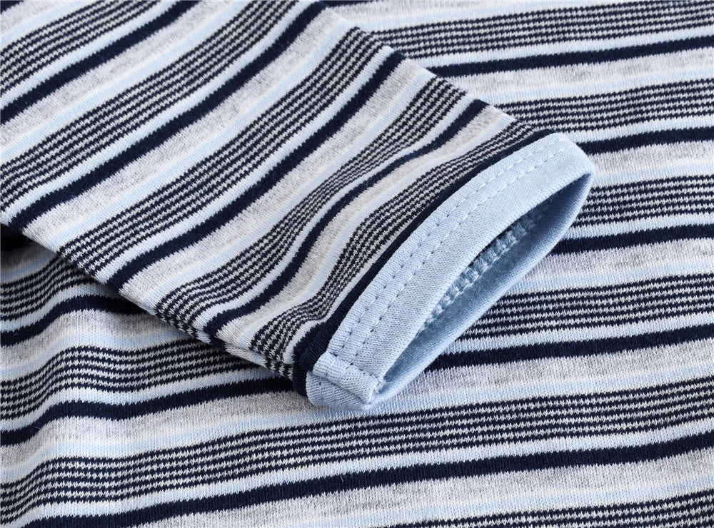 Long Sleeve Striped Four Season Bodysuit