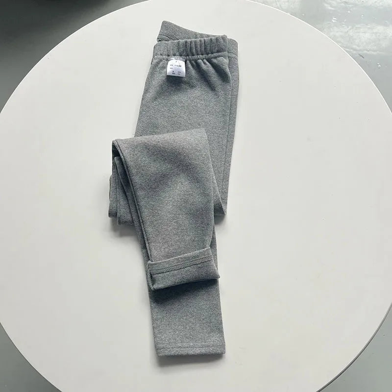 Girls Legging r Pants For Kids Thick Cotton Elastic