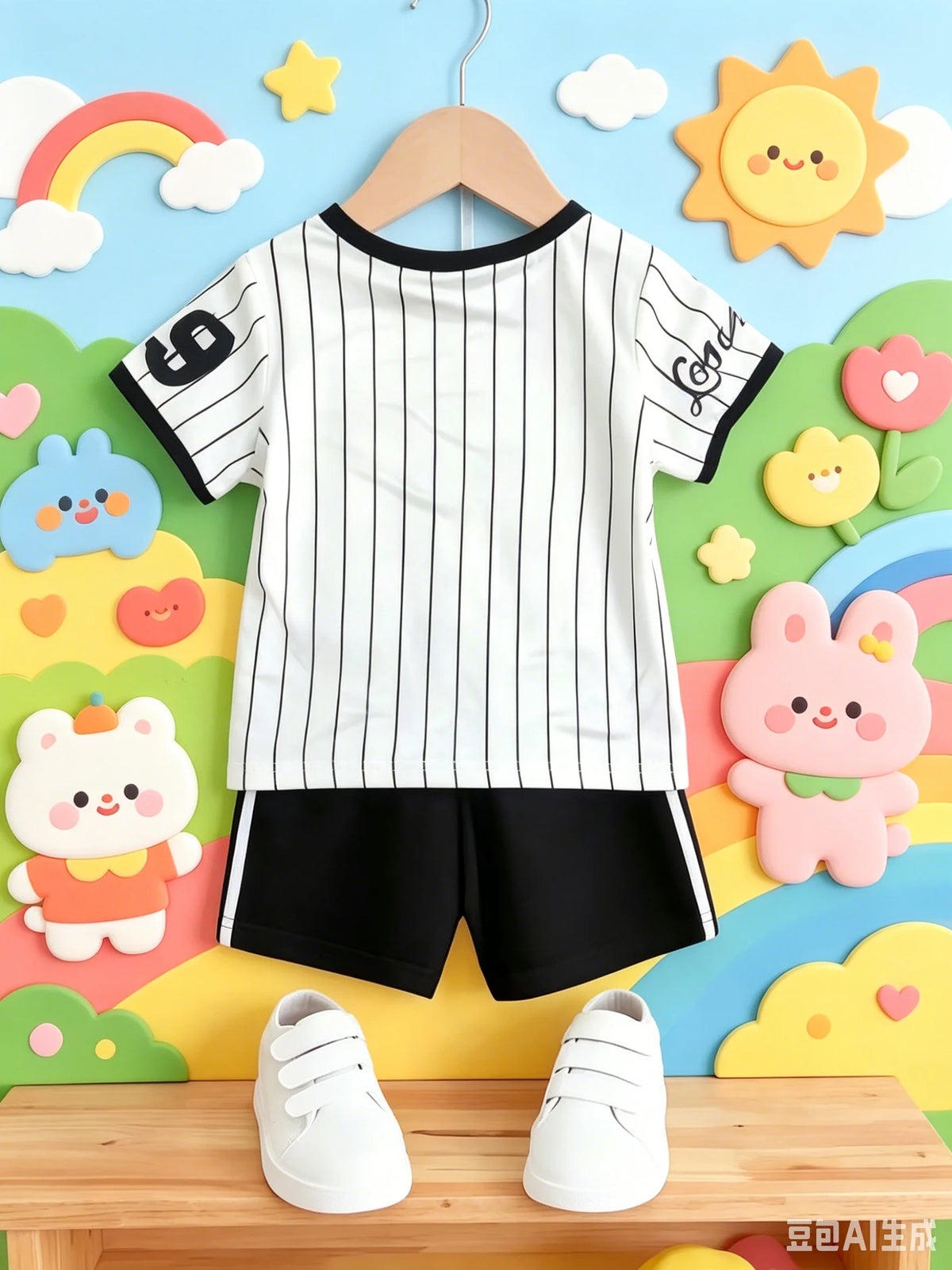 Kids LA Sports Jersey & Shorts Set