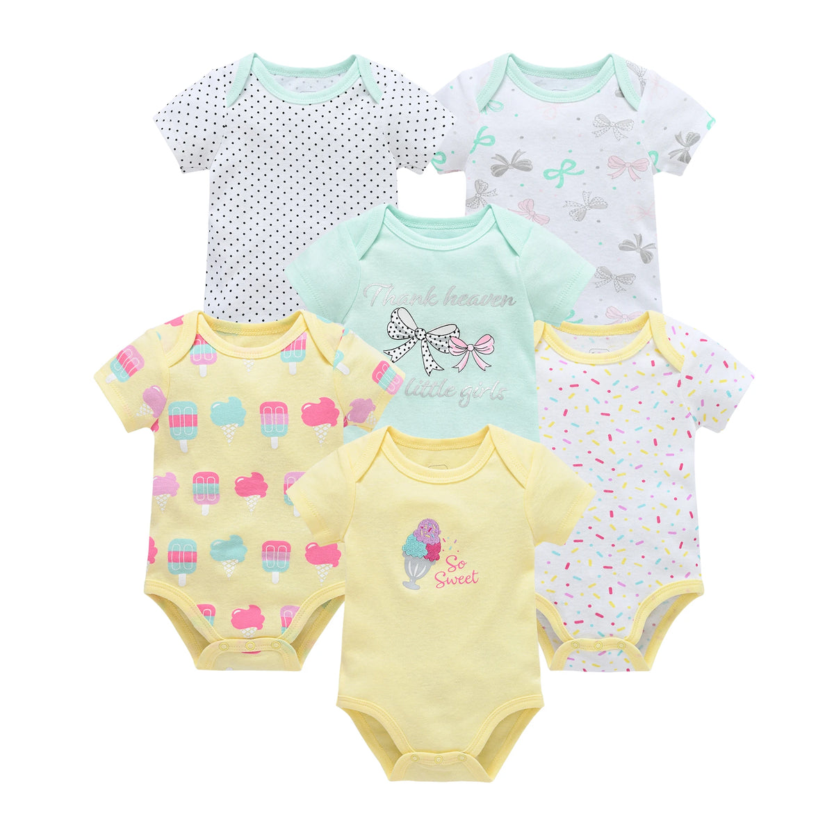 3/6 pcs  pour nouveaux  Bodysuit
