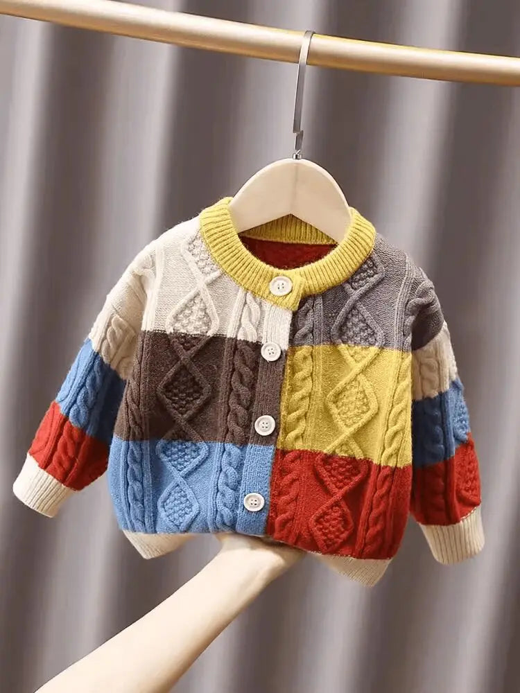 Knitted Jacket Retro Sweater