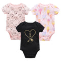 Kavkas 3 Pcs/lot Baby  Bodysuit - Short Sleeve