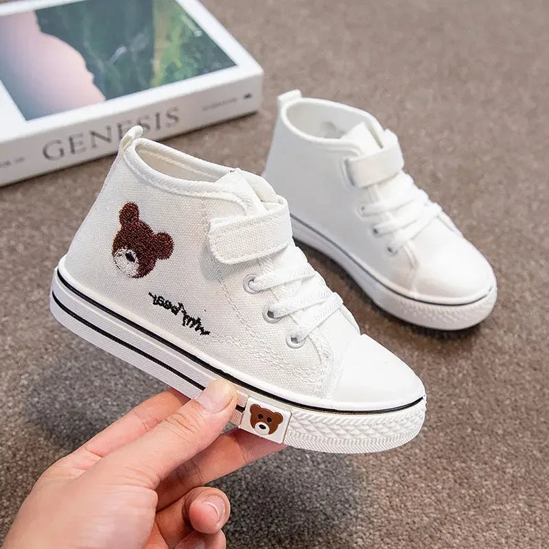 Canvas Shoes - Bear face