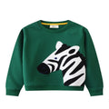 Zeebra Embroidery Sweatshirt