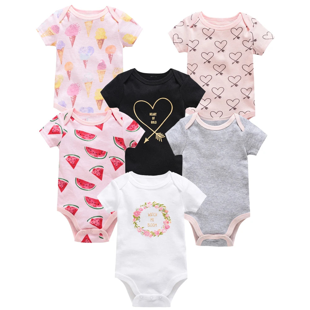 Kavkas 3 Pcs 6 Pcs Baby Bodysuit Unisex