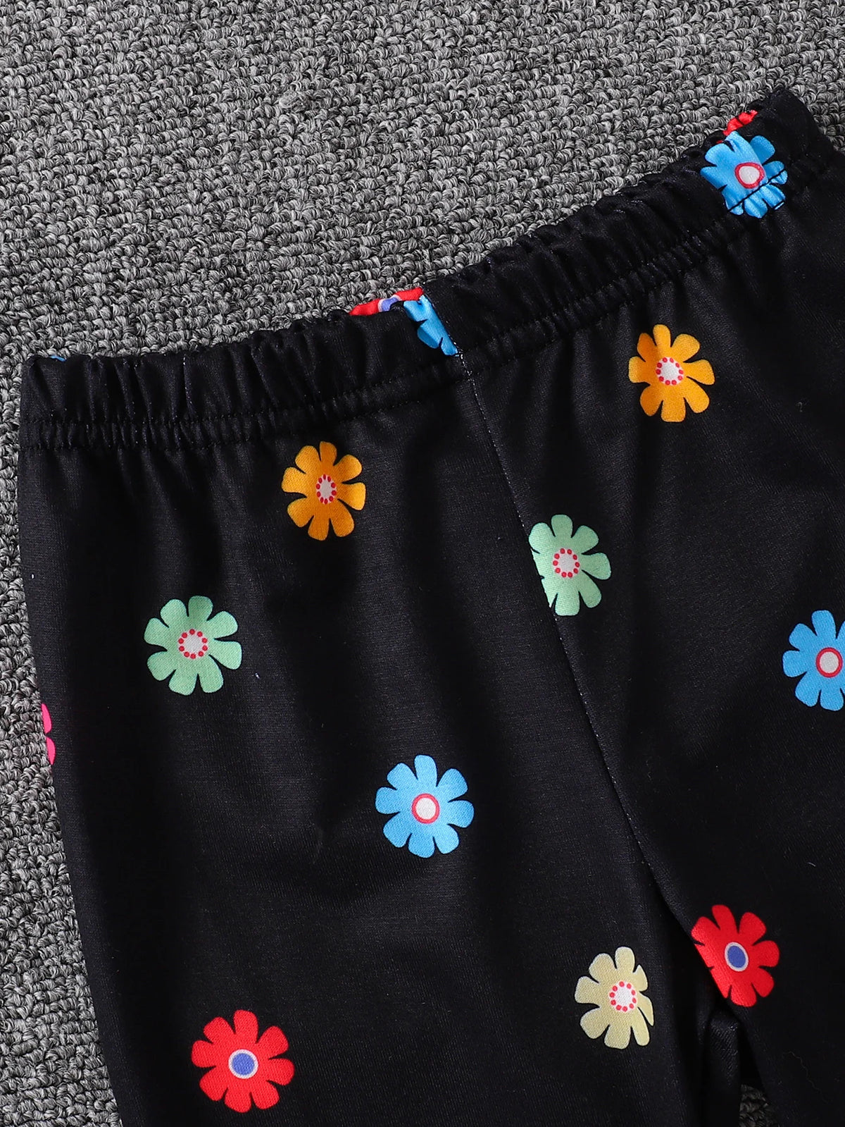 Black Base Colorful Flower Fun Set