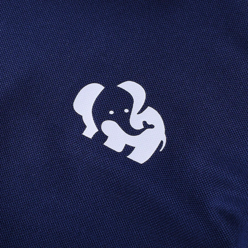 Solid Color Small Logo Long Sleeved T-shirt