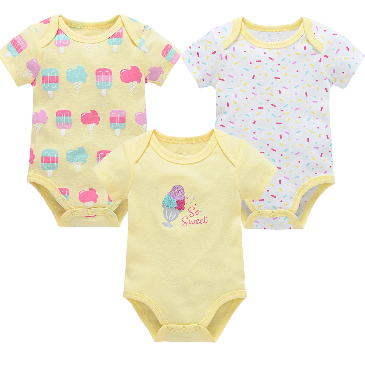 Kavkas 3 Pcs 6 Pcs Bodysuit -Summer Monster