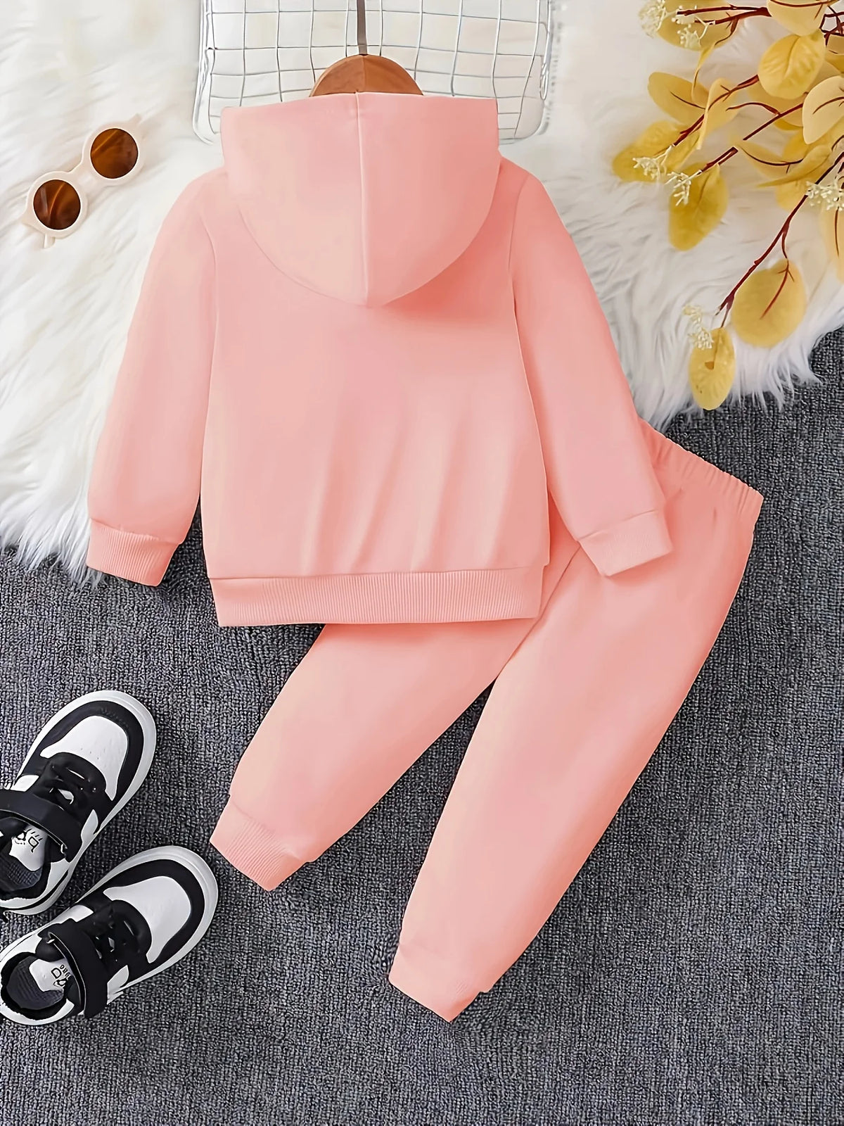 Infant Cherry Print Fleece 2‑Piece Set