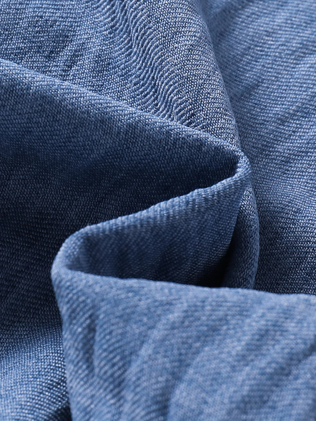 Sweet  Denim Blue Pleated  Dress