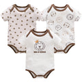 3 Pcs/lot Cotton Lion Bodysuit