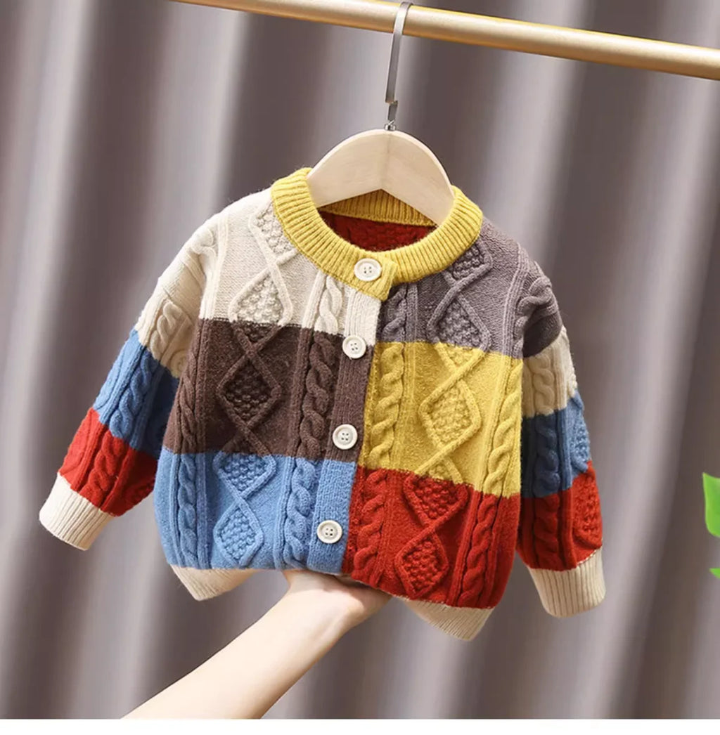 Knitted Jacket Retro Sweater