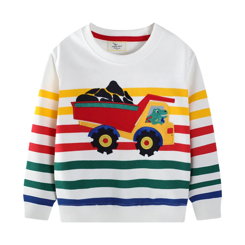 Striped Boys Sweatshirts