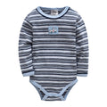 Long Sleeve Striped Four Season Bodysuit