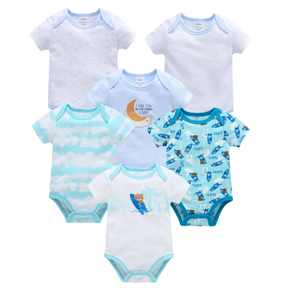 Kavkas 3 Pcs 6 Pcs Baby Bodysuit Unisex