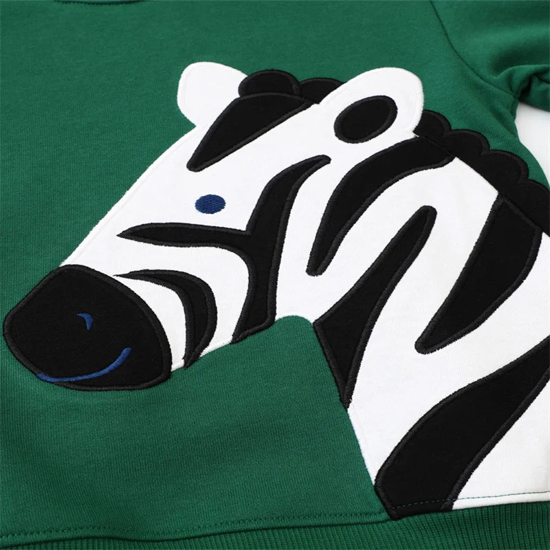 Zeebra Embroidery Sweatshirt