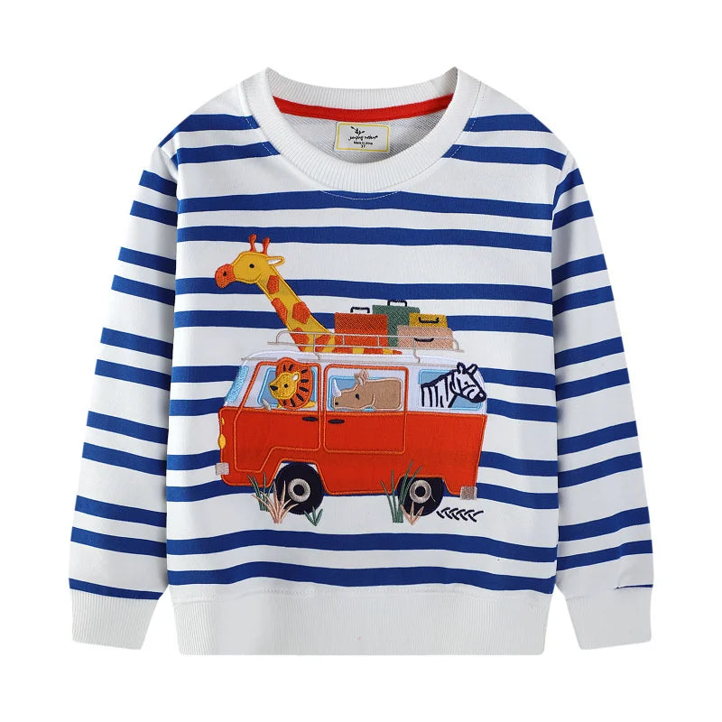 Striped Boys Sweatshirts