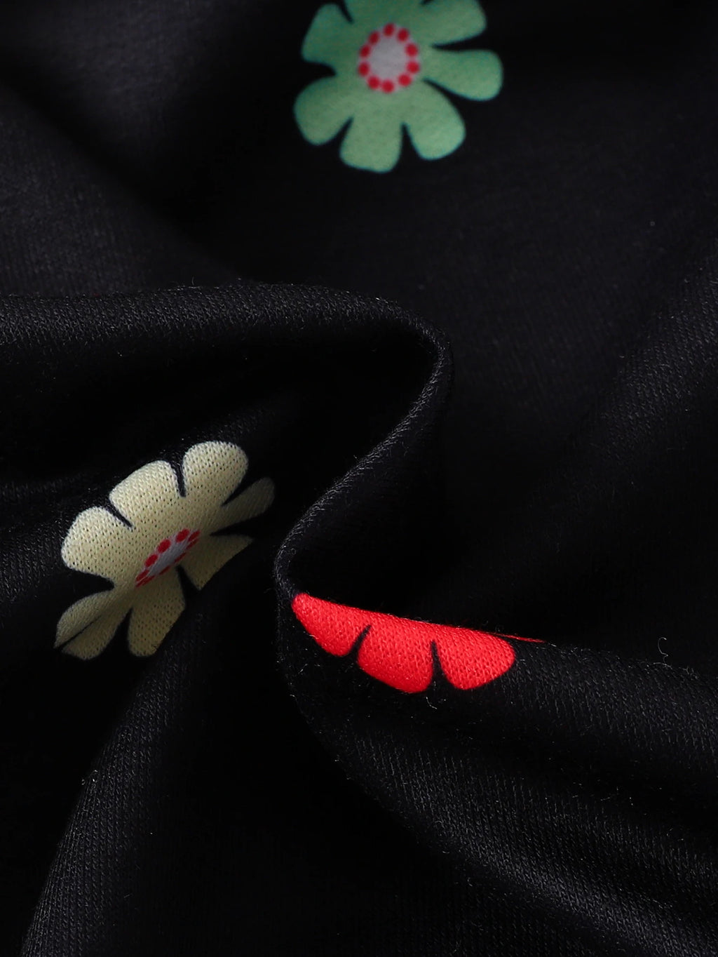 Black Base Colorful Flower Fun Set