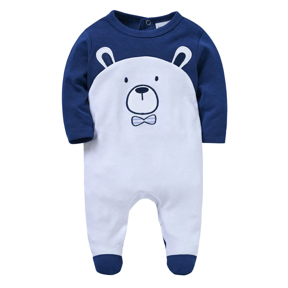 Kavkas 3 Pcs/lot Baby Rompers  Cartoon Bear