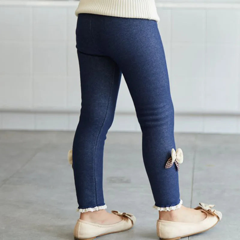 Faux Demin Jean jeggings - fleece lined