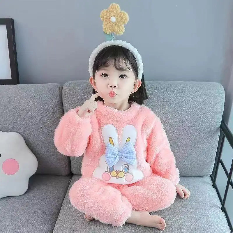 Coral Fleece Pajamas Set