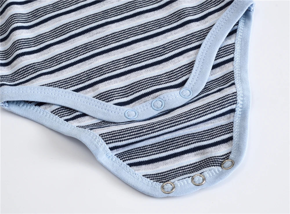 Long Sleeve Striped Four Season Bodysuit