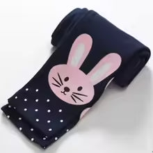 Spring Girls Leggings Cotton Trousers Fille Kids Pants Girls Pants Skinny Print Cartoon Pattern Children Leggings Trousers